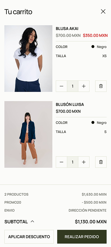 Cecilia Nathal cart